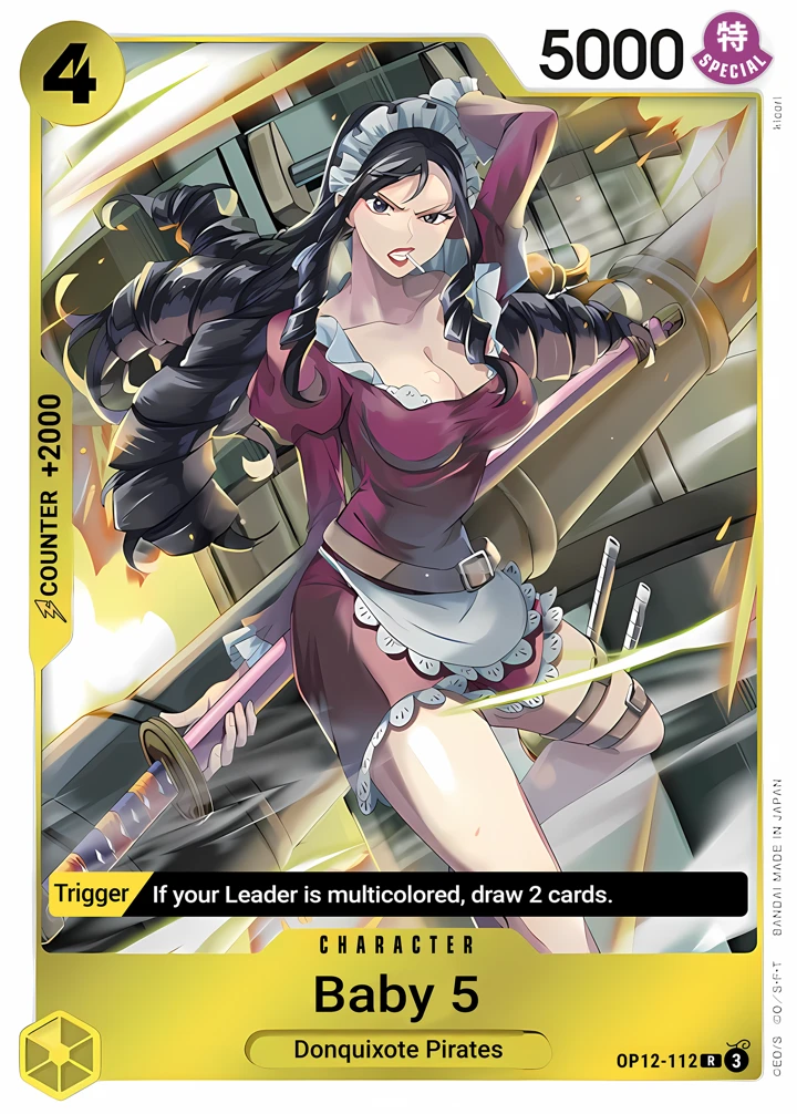 Baby 5 (OP12-112) One Piece card