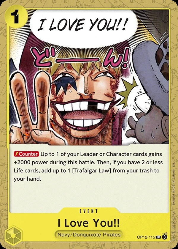 I Love You!! (OP12-115) One Piece card