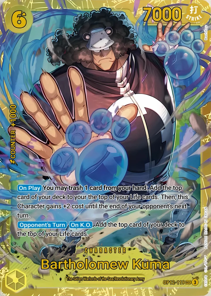 Bartholomew Kuma (OP12-119) One Piece card