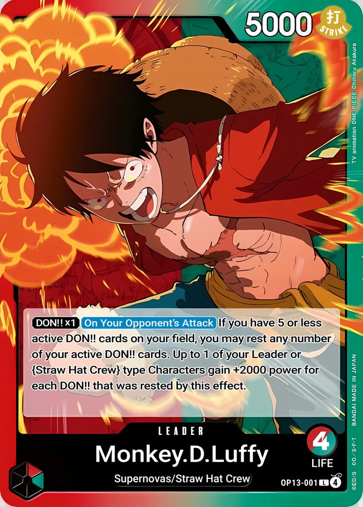 Monkey.D.Luffy (OP13-001) One Piece card