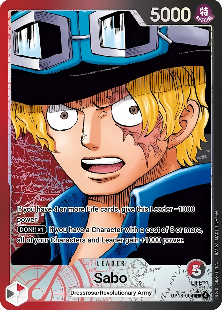 Sabo (OP13-004_p1) Alt Art One Piece card