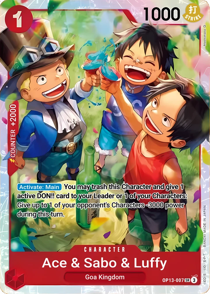 Ace & Sabo & Luffy (OP13-007) One Piece card