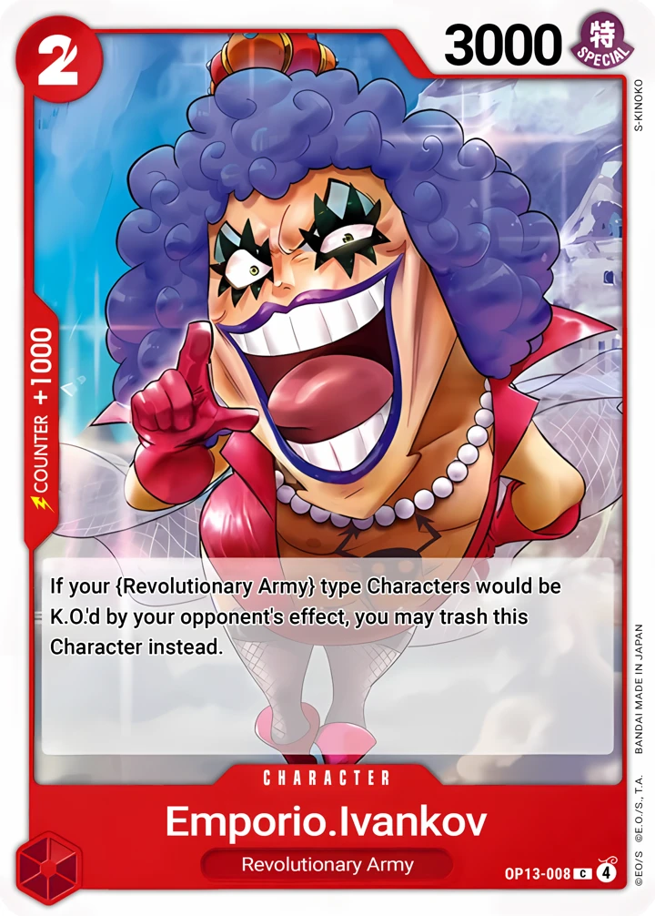 Emporio.Ivankov (OP13-008) One Piece card