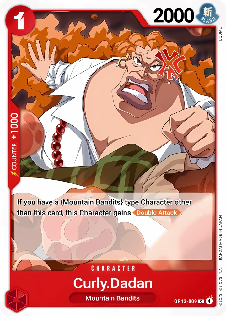 Curly.Dadan (OP13-009) One Piece card