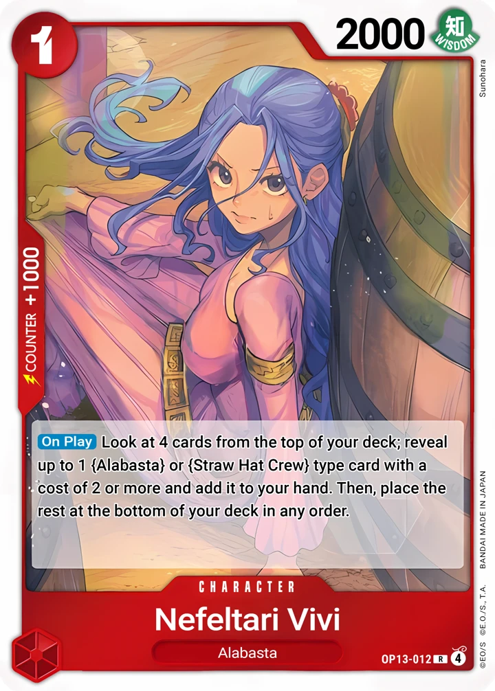 Nefeltari Vivi (OP13-012) One Piece card