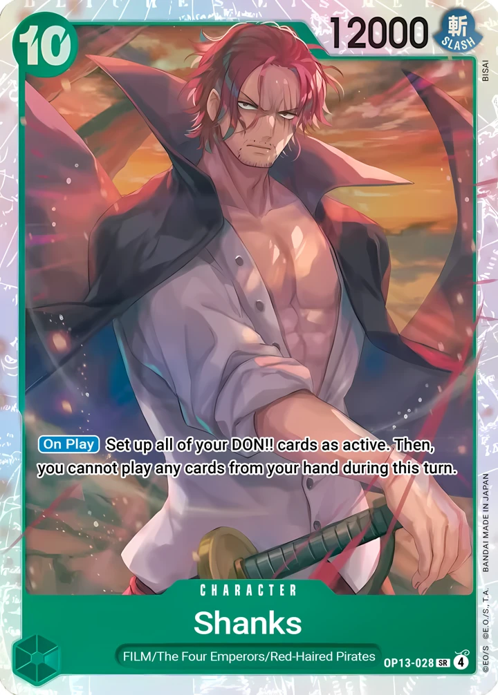 Shanks (OP13-028) One Piece card