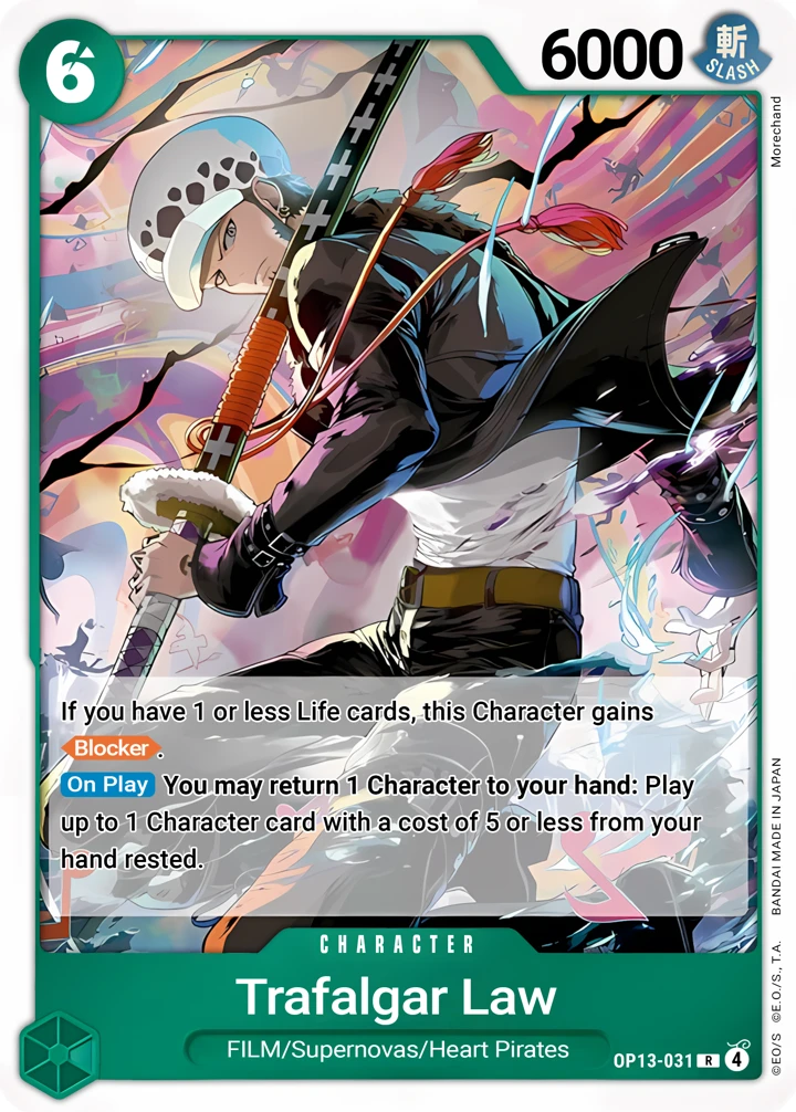 Trafalgar Law (OP13-031) One Piece card