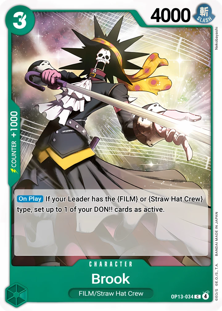 Brook (OP13-034) One Piece card