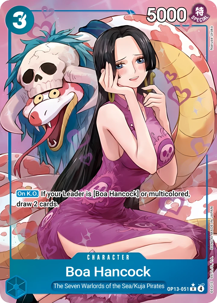 Boa Hancock (OP13-051_p1) Alt Art One Piece card