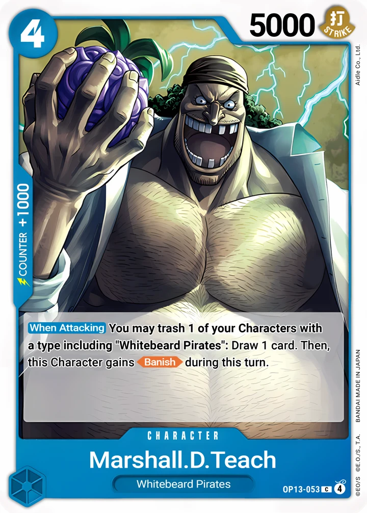 Marshall.D.Teach (OP13-053) One Piece card