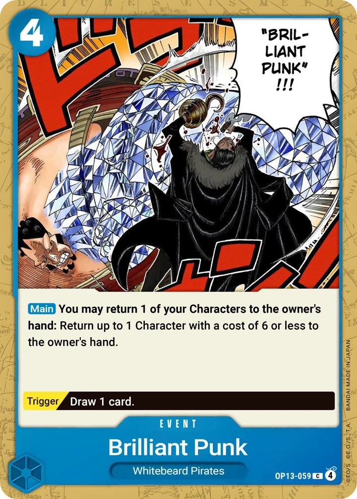 Brilliant Punk (OP13-059) One Piece card