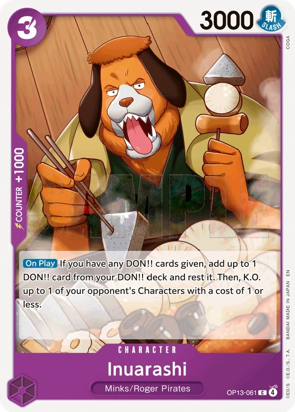 Inuarashi (OP13-061) One Piece card