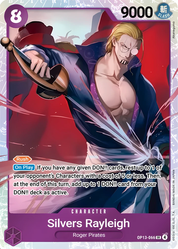Silvers Rayleigh (OP13-066) One Piece card