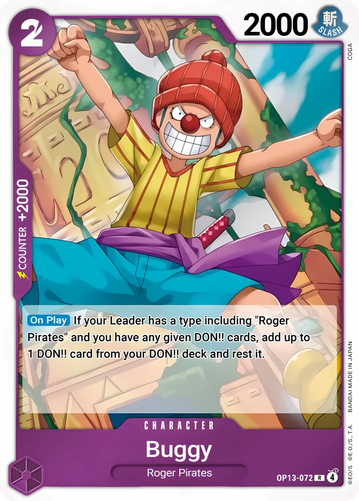 Buggy (OP13-072) One Piece card