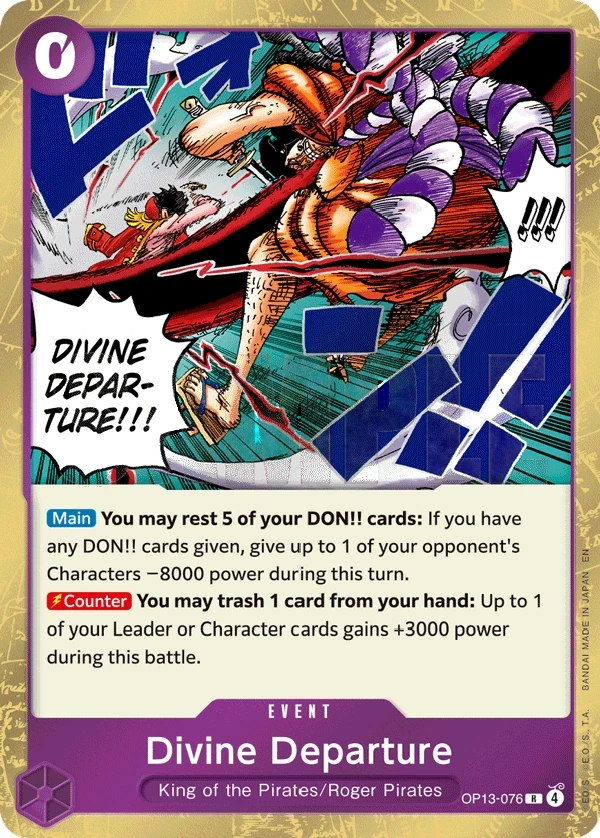 Divine Departure (OP13-076) One Piece card