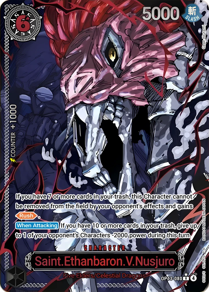 St. Ethanbaron V. Nusjuro (OP13-080_p2) Alt Art One Piece card