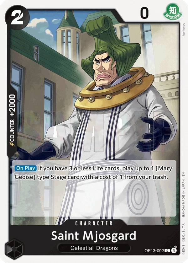 Saint Mjosgard (OP13-092) One Piece card