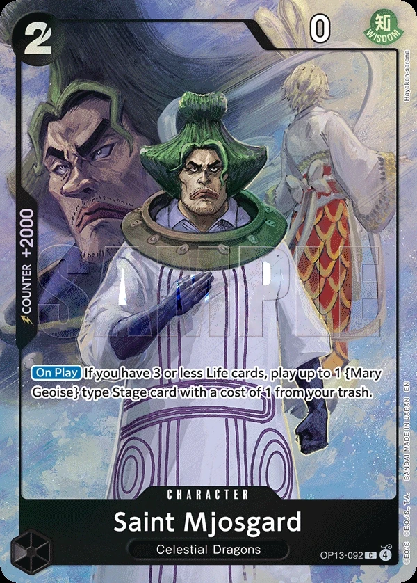 Saint Mjosgard (OP13-092_p1) Alt Art One Piece card