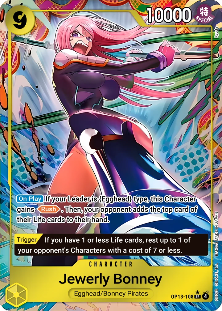 Jewelry Bonney (OP13-108_p1) Alt Art One Piece card
