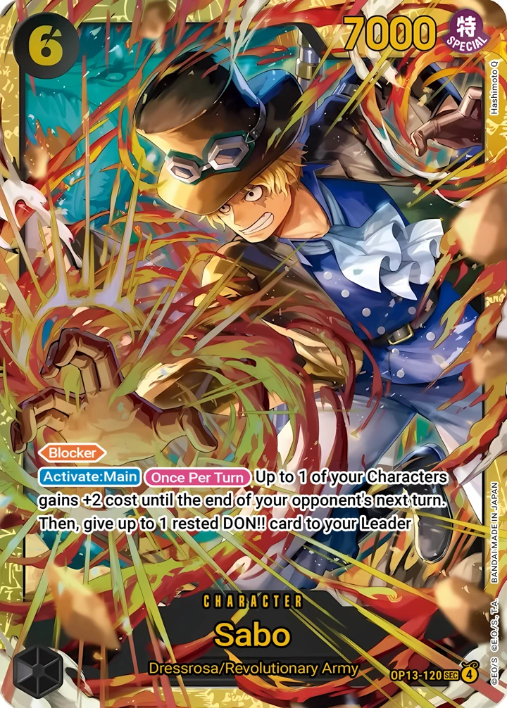 Sabo (OP13-120) One Piece card