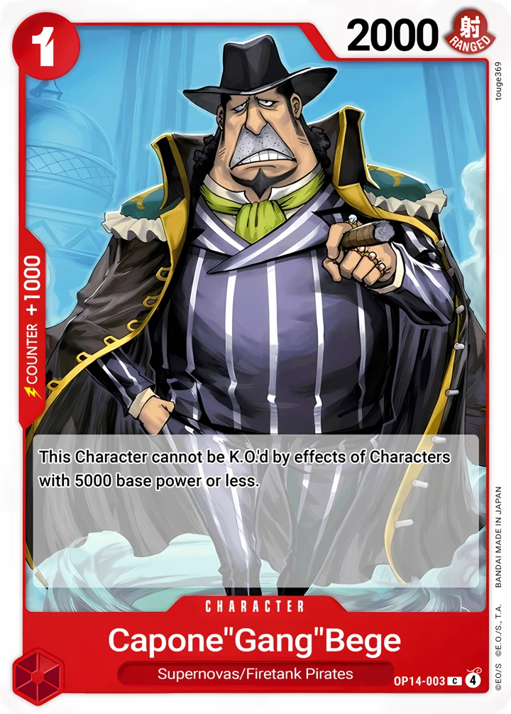 Capone"Gang"Bege (OP14-003) One Piece card