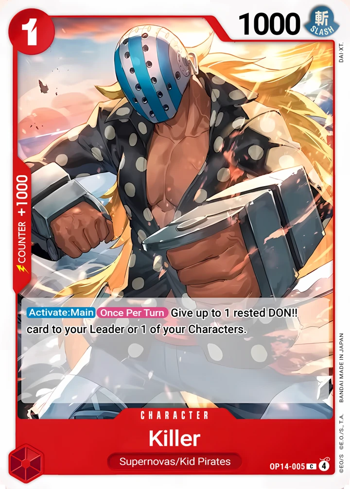 Killer (OP14-005) One Piece card