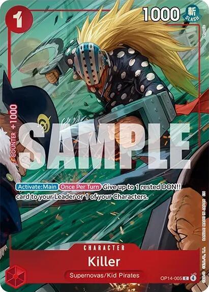 Killer (OP14-005_p1) Alt Art One Piece card