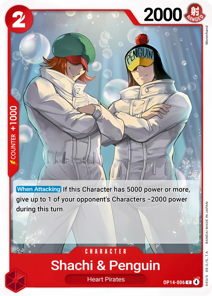 Shachi & Penguin (OP14-006) One Piece card