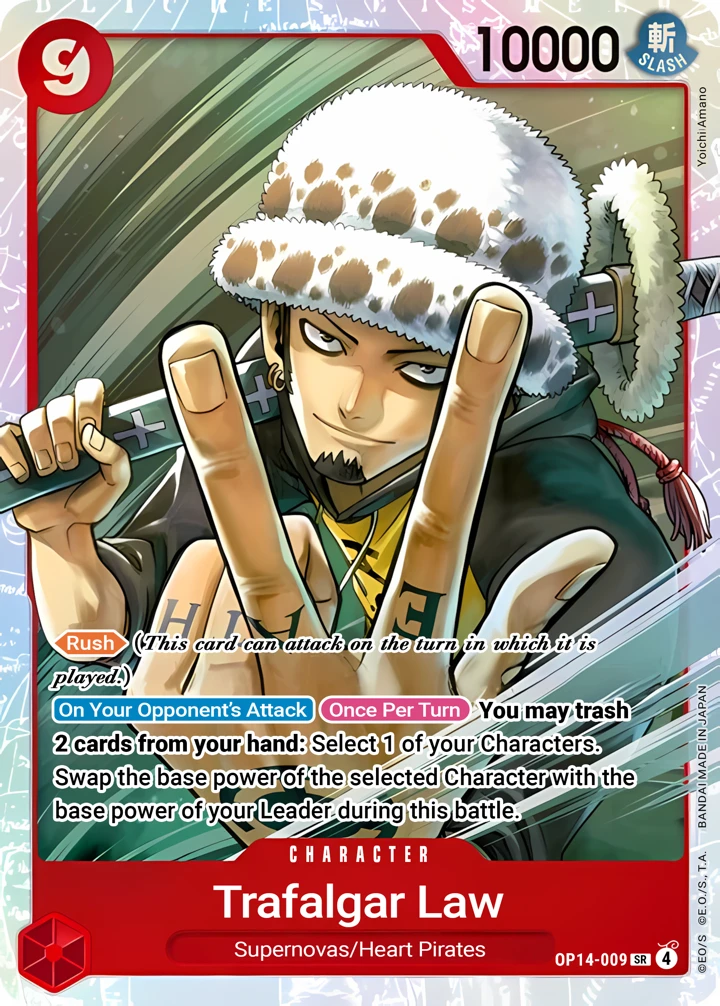 Trafalgar Law (OP14-009) One Piece card