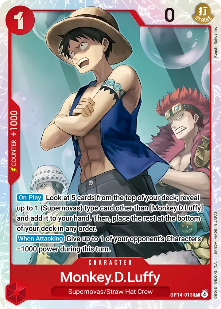 Monkey.D.Luffy (OP14-013) One Piece card