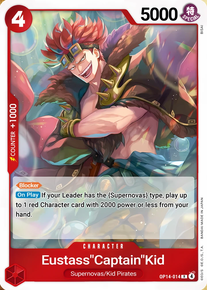 Eustass"Captain"Kid (OP14-014) One Piece card