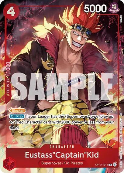 Eustass"Captain"Kid (OP14-014_p2) Alt Art One Piece card