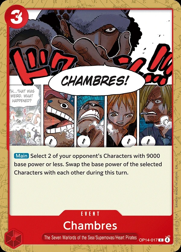Chambres (OP14-017) One Piece card