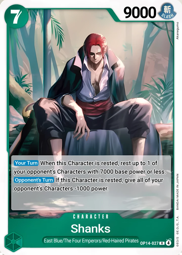 Shanks (OP14-027) One Piece card