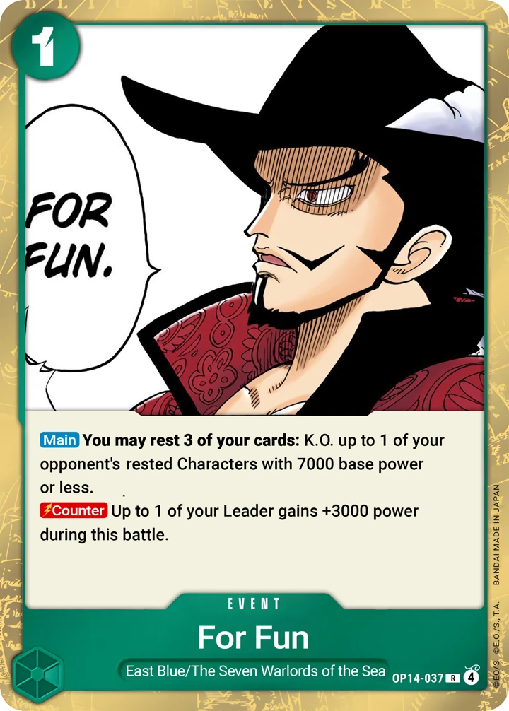 For Fun (OP14-037) One Piece card