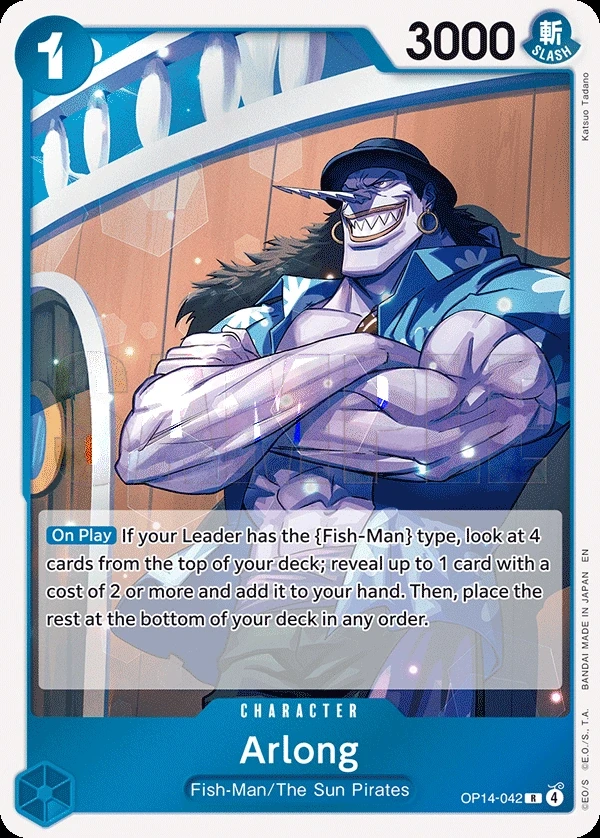 Arlong (OP14-042) One Piece card