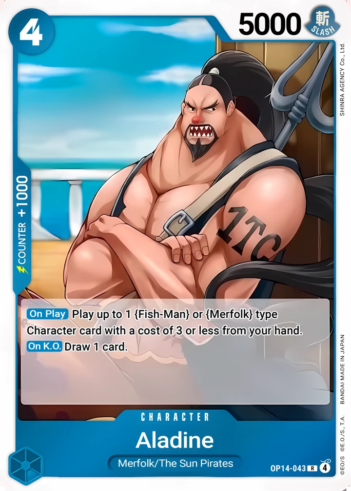 Aladine (OP14-043) One Piece card
