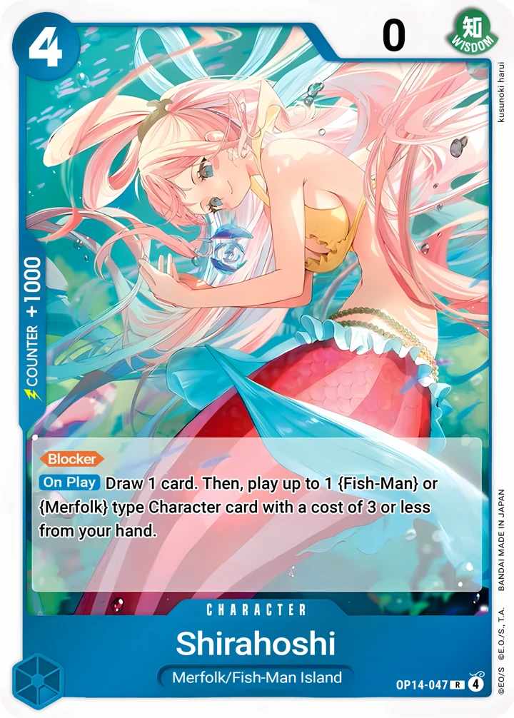 Shirahoshi (OP14-047) One Piece card