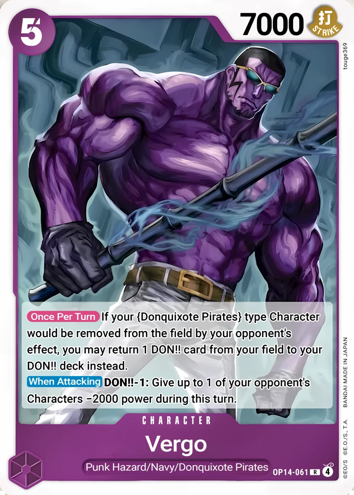Vergo (OP14-061) One Piece card