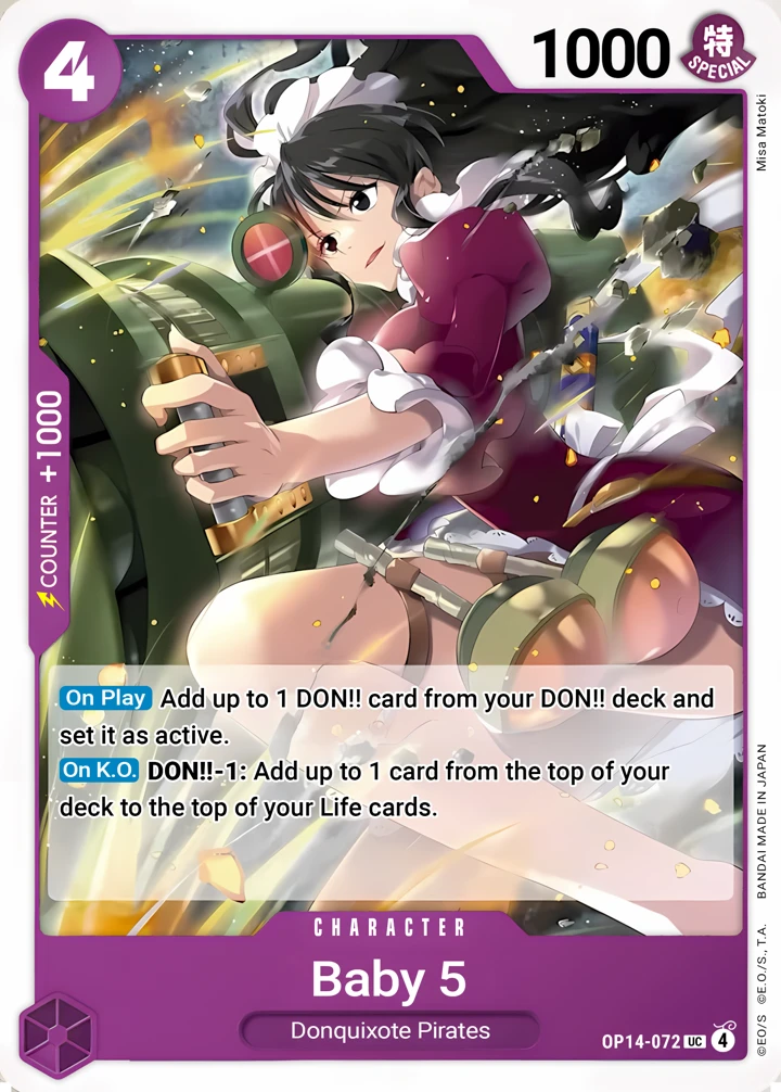 Baby 5 (OP14-072) One Piece card