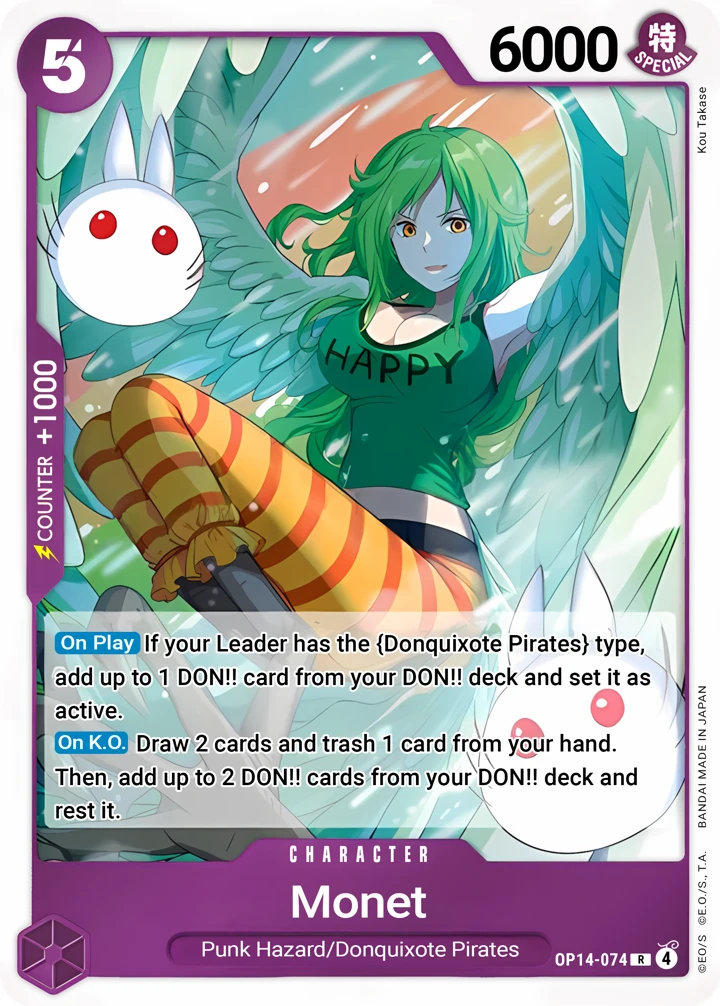 Monet (OP14-074) One Piece card