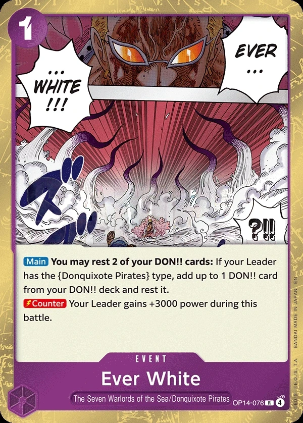 Ever White (OP14-076) One Piece card