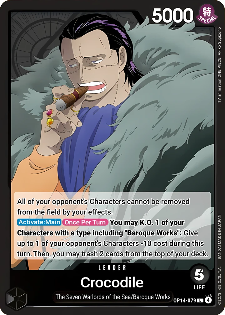 Crocodile (OP14-079) One Piece card