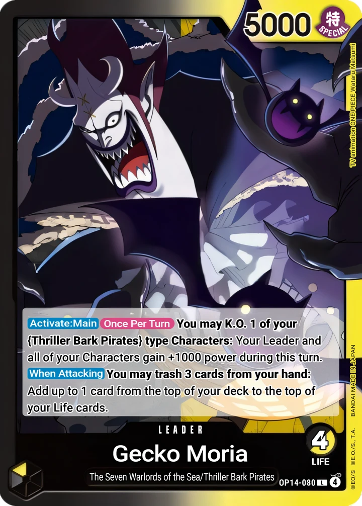 Gecko Moria (OP14-080) One Piece card
