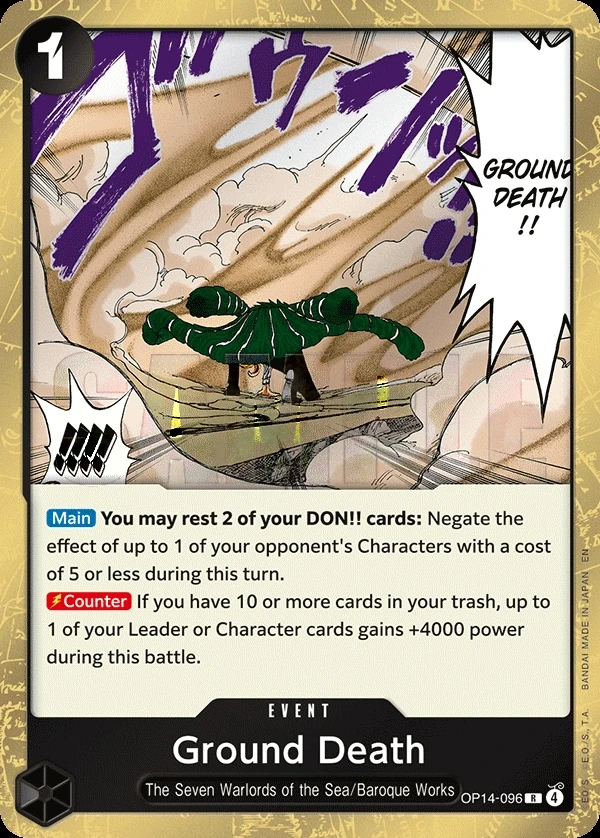 Ground Death (OP14-096) One Piece card
