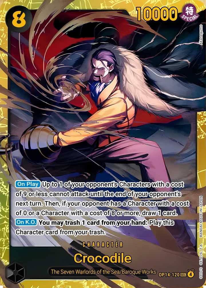 Crocodile (OP14-120) One Piece card