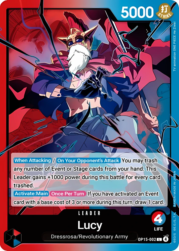 Lucy (OP15-002) One Piece card