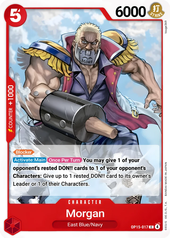 Morgan (OP15-017) One Piece card