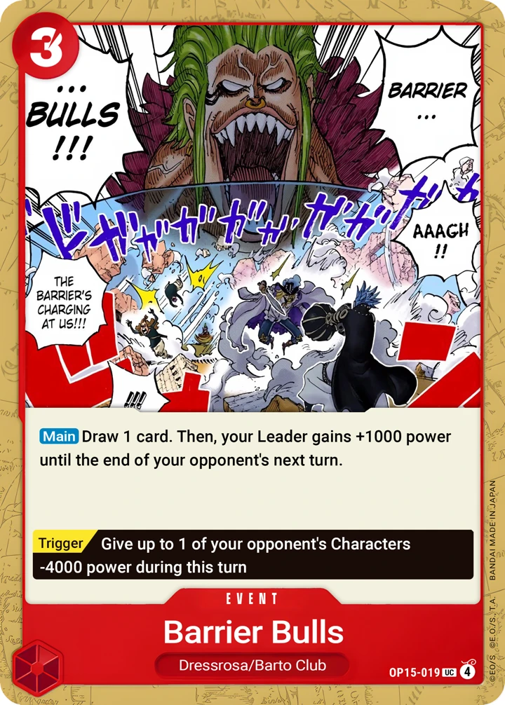 Barrier Bulls (OP15-019) One Piece card