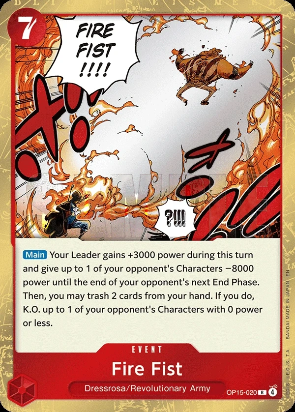 Fire Fist (OP15-020) One Piece card